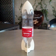 alcohol rocket pet bottle pinshape toy spiritus lighter 3d print model - Mito3D