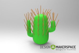 cactus palillo dientes pinshape Diseño 3d 3d print model - Mito3D