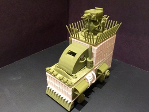 house ratta battle wagon pinshape 3d-design 3d print model - Mito3D