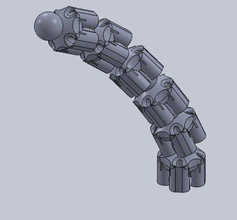tentacolo controllato stringa v3 pinshape disegno 3d 3d print model - Mito3D