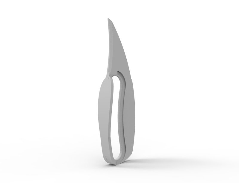 cuchillo jardineria jardinería pinshape Diseño 3d 3D print model - Mito3D