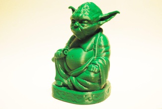 improved yoda buddha lightsaber pinshape character-modeling-contest algix3d-print-contest jedi star-wars lightsaber yoda-buddha yoda