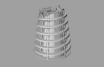 tower babel construction pinshape 3d-design 3d print model - Mito3D