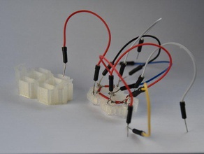 7 segment gösterge pinshape led 3d print model - Mito3D