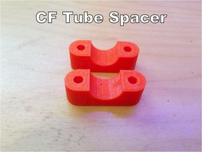 cf tube spacer pinshape 3d-design 3d print model - Mito3D