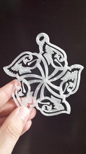 redbird snowflake ornament pinshape 3d-design 3d print model - Mito3D