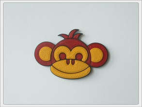 mıknatıs maymun çocuk pinshape 3d tasarım 3d print model - Mito3D