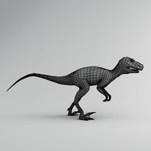 deinonychus modello 3d pinshape animale 3d print model - Mito3D