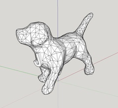 chien pinshape Conception 3d 3d print model - Mito3D