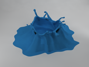 splash vaso pinshape vano ash catcher posacenere spruzzi 3d print model - Mito3D