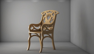 dining seat puzzle pinshape 3d print model - Mito3D
