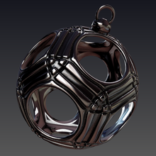 bola natal círculo 2 pinshape borruso design fir sapin 3d print model - Mito3D
