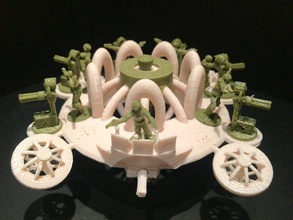 house ratta buzz saucer 18mm scale pinshape 3d-design 3d print model - Mito3D