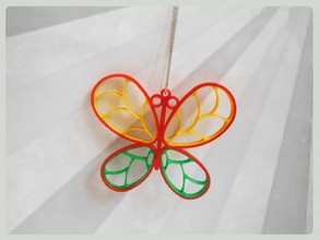 butterfly pinshape 3d-design 3d print model - Mito3D