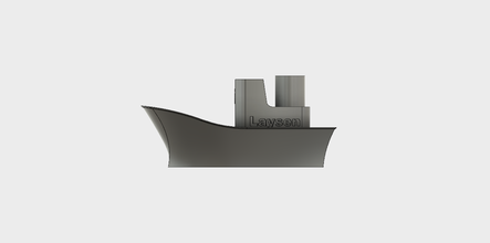 laysen's toy boat pinshape toy-boat 3d print model - Mito3D