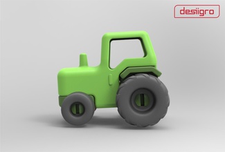 gro-deer pinshape industrial-design toys 3d-printing 3d print model - Mito3D