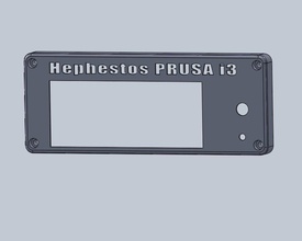 hephestos prusa i3 tampa lcd pinshape 3d design 3d print model - Mito3D