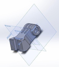 pro estilo montaje intercambio rápido pinshape caja película herramienta soporte cámara fpv gopro monte 3d print model - Mito3D