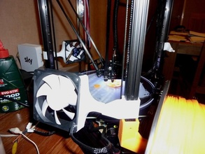 kossel pro ventilateur 80 mm montage pinshape Conception 3d 3d print model - Mito3D