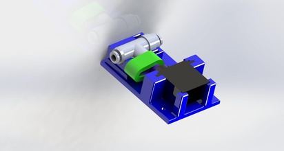 rc servo valf seçmeli 4 mm ballvalve pinshape duman vana 3d print model - Mito3D