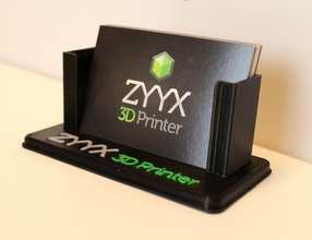 zyyx business card holder - multi material print pinshape 3d-design 3d print model - Mito3D