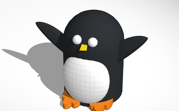 peter penguin - original tinkercad pinshape peter-the-penguin peter-penguin 3d print model - Mito3D