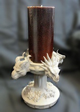 dragons candlestick pinshape 3d print model - Mito3D