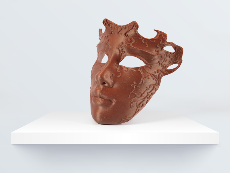masque vénitien pinshape Conception 3d 3D print model - Mito3D