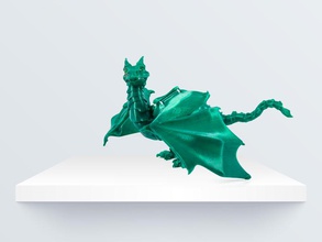 braq snodato drago pinshape disegno 3d 3d print model - Mito3D