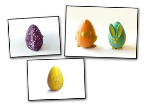Paskalya yumurtaları pinshape 3d tasarım 3d print model - Mito3D