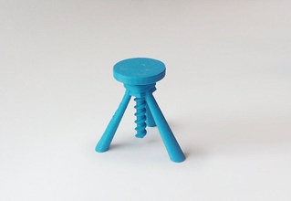 stool pinshape 3d-design 3d print model - Mito3D