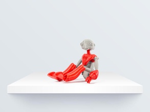 bequi jointed robot pinshape 3d-design figurines 3d print model - Mito3D