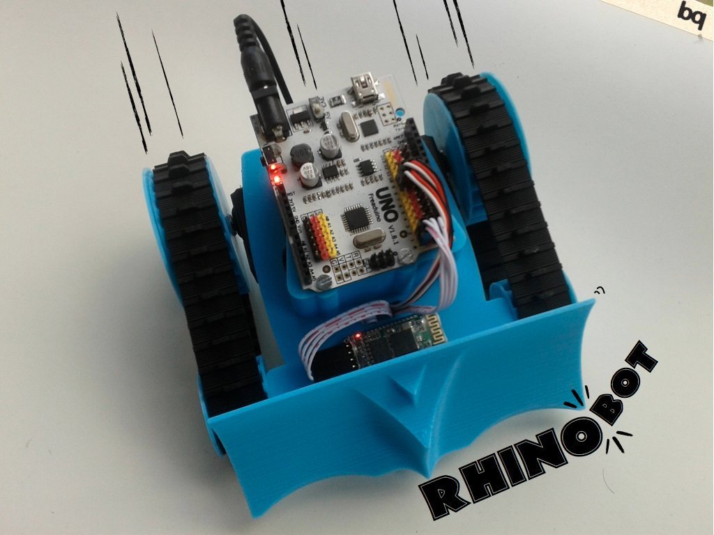 printbot rhino pinshape Diseño 3d robótica 3D print model - Mito3D