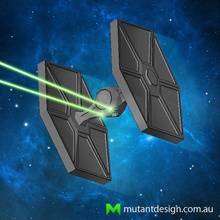 poly tie fighter - star wars pinshape models christmas-decotations miniatures low-poly space spaceship tie-fighter star-wars 3d print model - Mito3D
