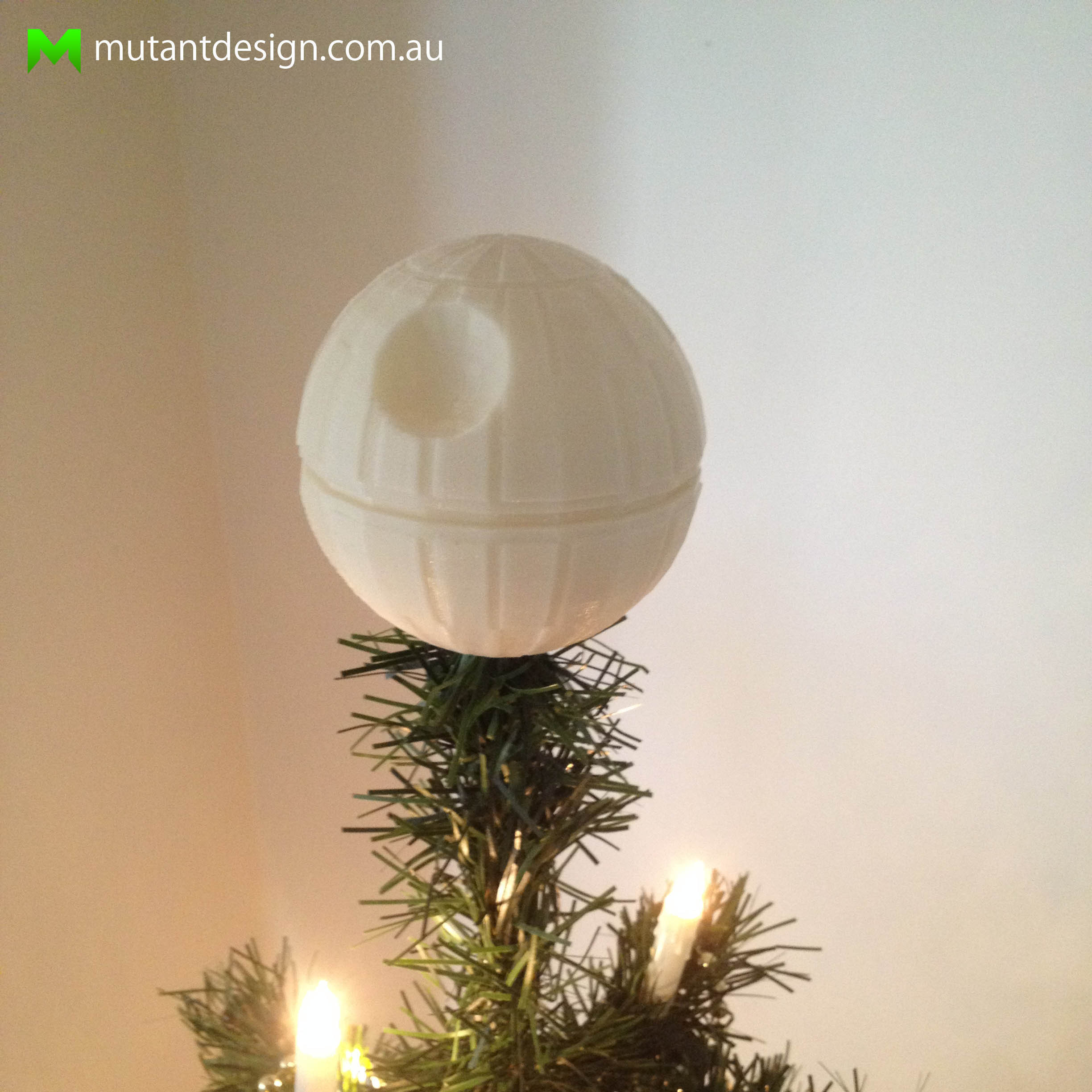 étoile mort l'arbre noël figurine star wars pinshape étoiles cadeaux arbre topper fêtes jedi côté sombre impériale 3D print model - Mito3D