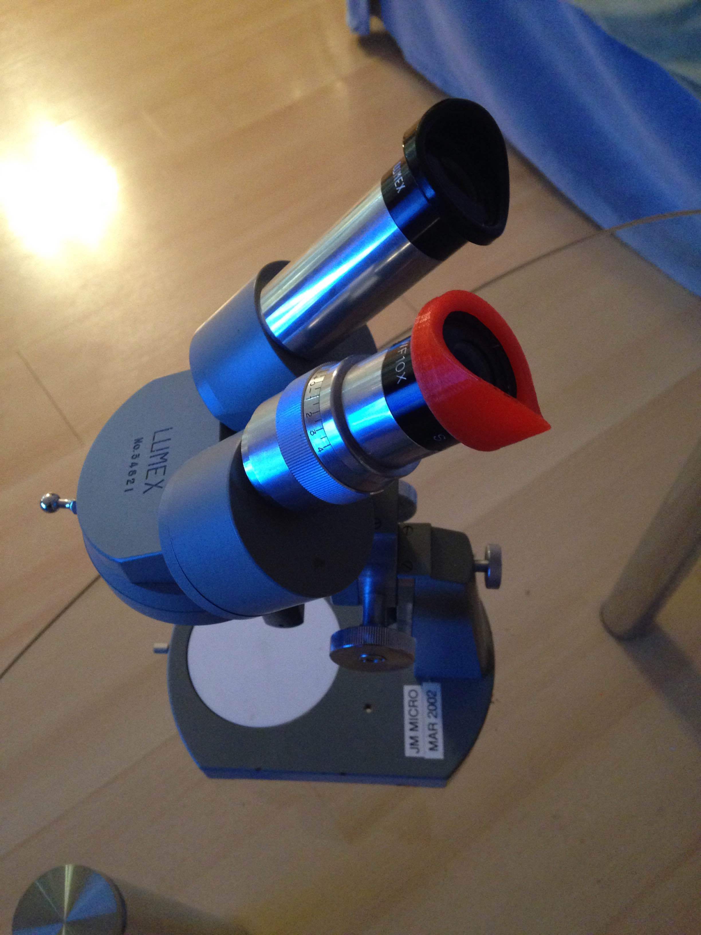 l'oculaire microscope remplacement pinshape caméra télescope réparation 3D print model - Mito3D