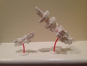 construtor navios set mini pinshape easy to print nave espacial espaço brinquedos brinquedo modelo rápido 3d print model - Mito3D