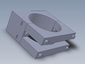 dremel 200 mount cnc Achse pinshape 3d print model - Mito3D