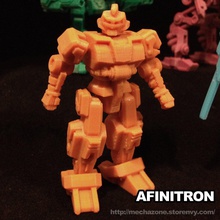 borsa bot afinitron pinshape robot giocattolo i trasformatori trasformatore battletech mechwarrior mecha mech azione figura action figure 3d print model - Mito3D