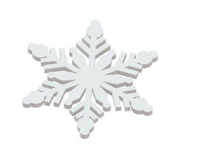 snowflakes pinshape christmas-tree christmas decoration 3d print model - Mito3D
