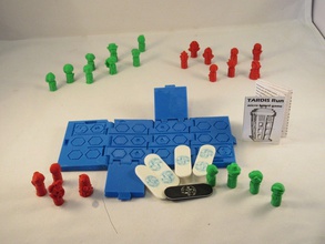 tardis Spiel drucken Teile pinshape assemblable Brett Brettspiel Arzt 3d print model - Mito3D
