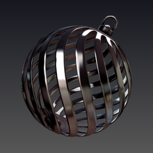 navidad twistball pinshape fir españa te boule noel trenzado diseño diseñador borruso bola 3d print model - Mito3D
