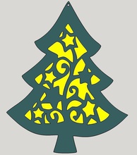 Weihnachtsbaum pinshape Weihnachten Baum Weihnachts Dekoration 3d print model - Mito3D