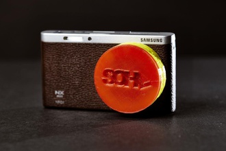 samsung Objektiv cap 9mm pinshape lense nx mini 3d print model - Mito3D