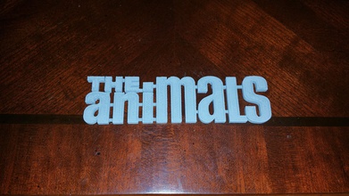 animals pinshape blues 60s bands music 3d print model - Mito3D