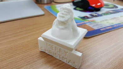santa christmas statue pinshape 3d-design 3d print model - Mito3D
