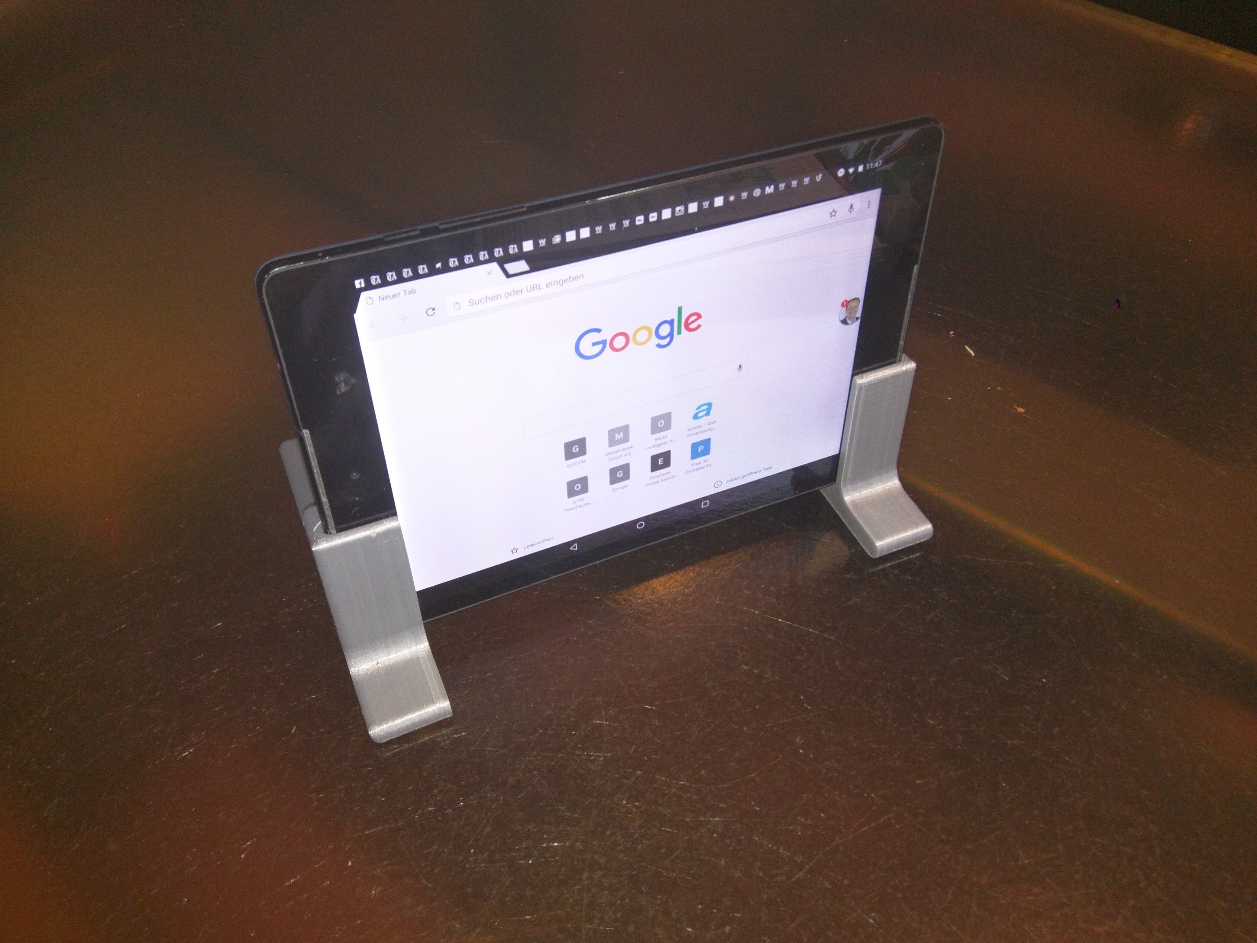 nexus 9 stehen Reisen Auto pinshape stand tablet Halterung Kinder automotive 3D print model - Mito3D