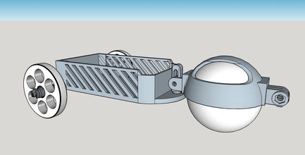 personnalisé sphero chariot remorque entièrement personnalisable pinshape Conception 3d 3d print model - Mito3D