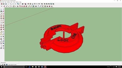 roue valve verrouillage sécurité pinshape Conception 3d 3d print model - Mito3D