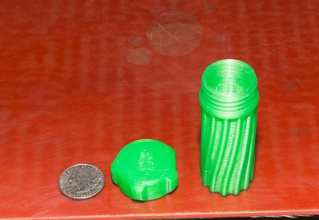 Inhaber pinshape Container tube Geld 3d print model - Mito3D